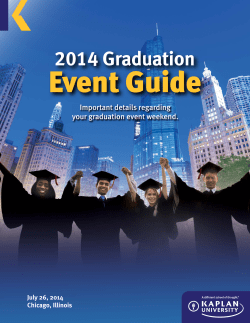 2014 Graduation - Kaplan University