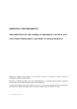 shooting the president - Open Research Exeter