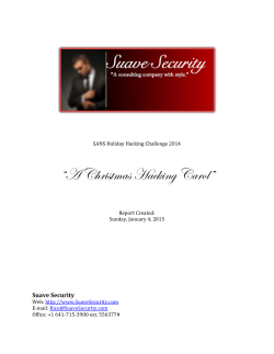 A Christmas Hacking Carol