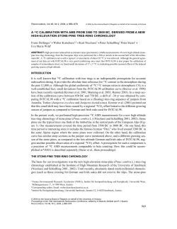 969 A 14C CALIBRATION WITH AMS FROM 3500 TO 3000 BC