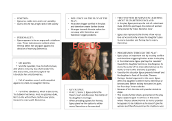 Egeus is a noble men and is very wealthy &bull; Due to