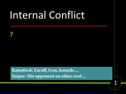 Internal Conflict