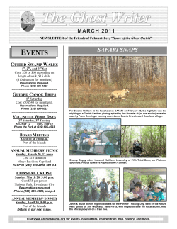 March 2011 - Friends of Fakahatchee