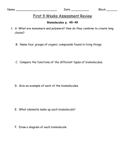 First 9 Weeks Assessment Review