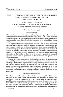 FOURTH (FINAL) REPORT ON A TEST OF McDOUGALL`S