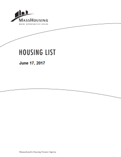 Mass Housing List