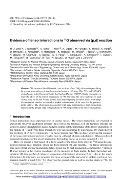 Evidence of tensor interactions in 16O observed via \(p,d\) reaction
