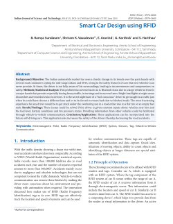 Smart Car Design using RFID