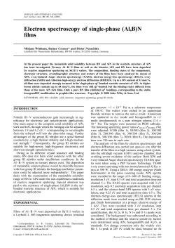 Electron spectroscopy of single-phase (Al,B)N films