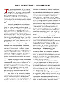 italian canadian experiences during world war ii