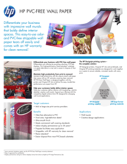 HP PVC‑FREE WALL PAPER