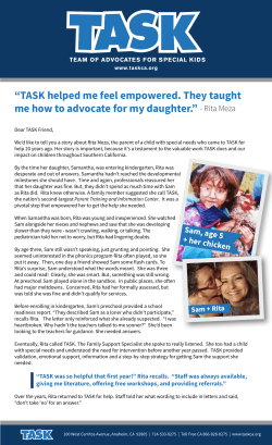 Rita Meza - Team of Advocates for Special Kids