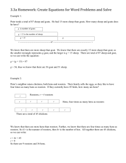 3.3a Homework: Create Equations for Word