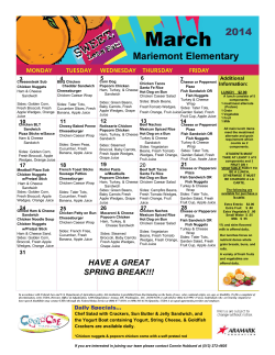 March 2014 - Mariemont City Schools