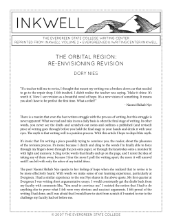 The Orbital Region - The Evergreen State College