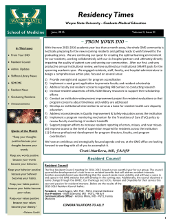 June - Wayne State University School of Medicine