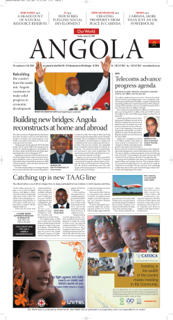 Building new bridges: Angola reconstructs at home