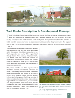 Section IV Trail Route Description