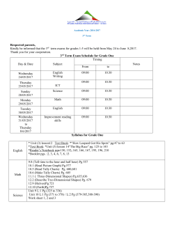 3rd Term portion 1-5