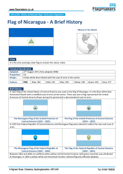 Flag of Nicaragua - A Brief History