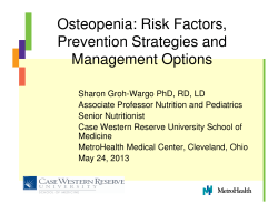 Osteopenia - Nationwide Children`s Hospital
