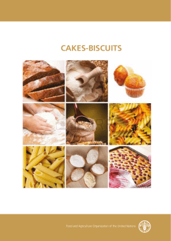 cakes-biscuits - Food and Agriculture Organization of the United