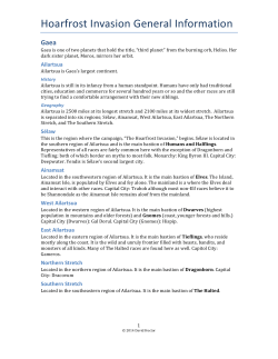 Hoarfrost Invasion General Information