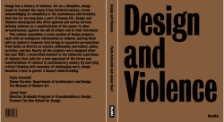 Design and Violence Paola Antonelli and Jam er Hunt