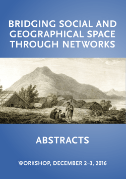 Bridging social and geographical space through networks