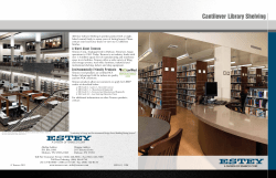 Cantilever Library Shelving