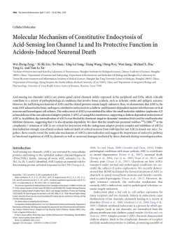 Molecular Mechanism of Constitutive Endocytosis of Acid