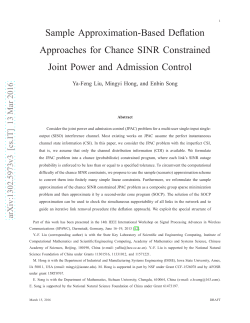Sample Approximation-Based Deflation Approaches for Chance