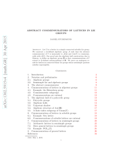 Abstract commensurators of lattices in Lie groups