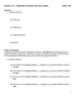 Section 3.2 - El Camino College