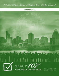 NAACP: Our Lives Matter, Our Votes Count