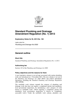 Explanatory Notes - Queensland Legislation