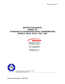 instruction manual series 162 standard platinum resistance