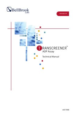 ADP Assay - BellBrook Labs