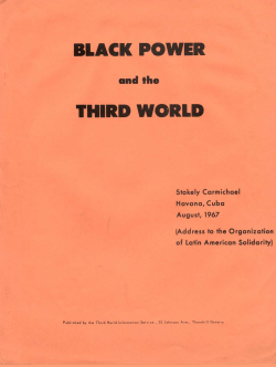 black power third world