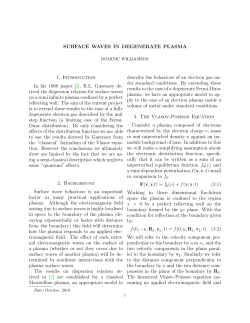 Surface waves in degenerate plasma