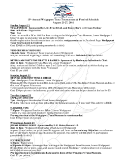 a printable PDF version! - Wedgeport Tuna Tournament