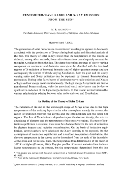 Centimeter-wave radio and X-ray emission from the sun