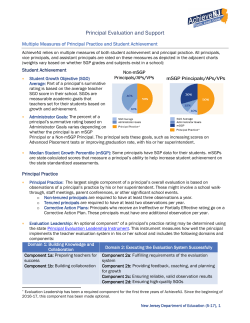 AchieveNJ Principal Evaluation Overview