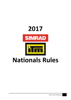 2017 Nationals Rules