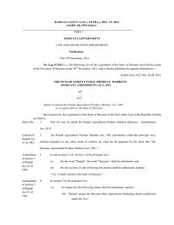 Amendments in PAPM Act, Now HAPM Act, 1961