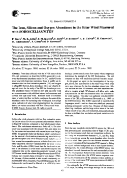 The Iron, Silicon and Oxygen Abundance in the