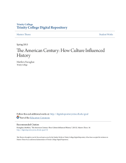 The American Century: How Culture Influenced History