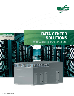 Data Center Overview Brochure