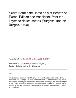 Leyenda de los santos