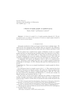 15. 2&ndash;Factors of regular graphs - Dipartimento di matematica